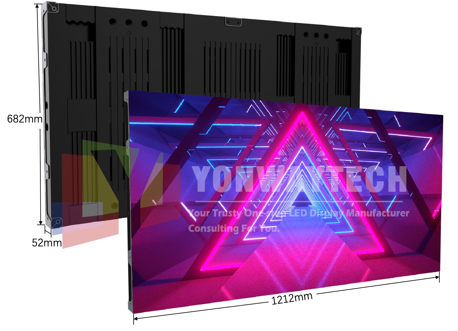 55 inch led display 1212mmx681.75mmx58mm Pro