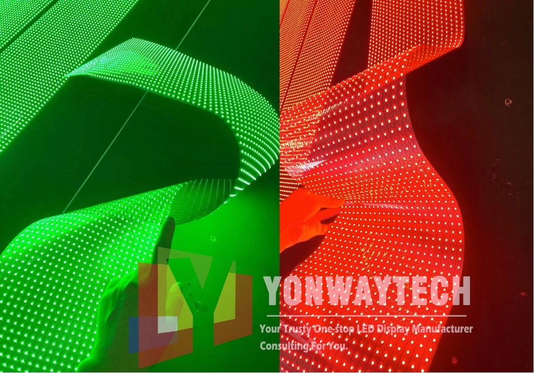 Adhesive Transprent LED Screen P4 P5 P6 P8 P10 Bendable Light Weight Film LED Display