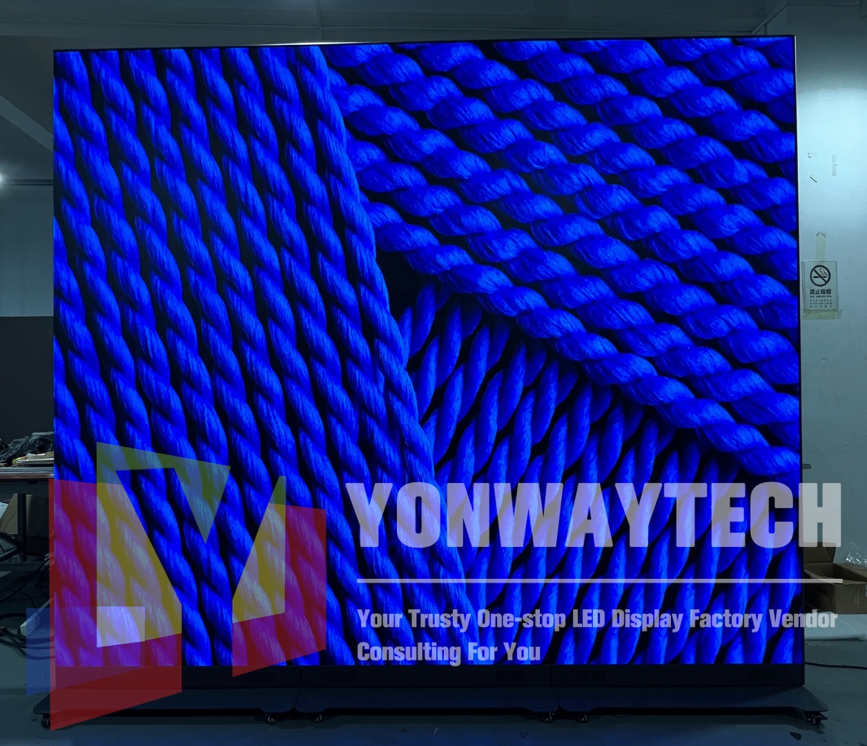 Flip-chip COB LED Poster 960x2400mm P1.25 P1.5 P1.86 BLUE COLOR