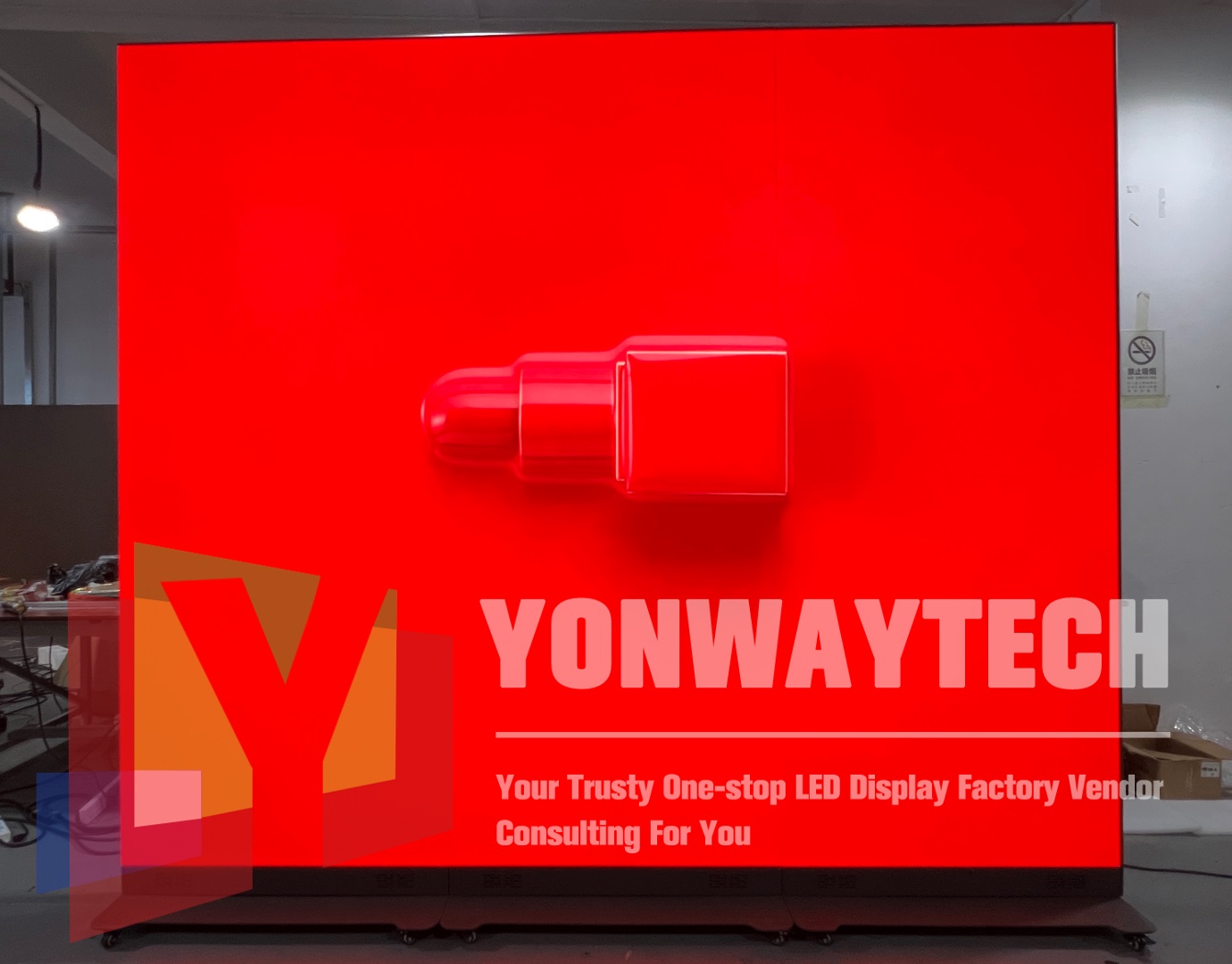 Flip-chip COB LED Poster 960x2400mm P1.25 P1.5 P1.86 RED COLOR