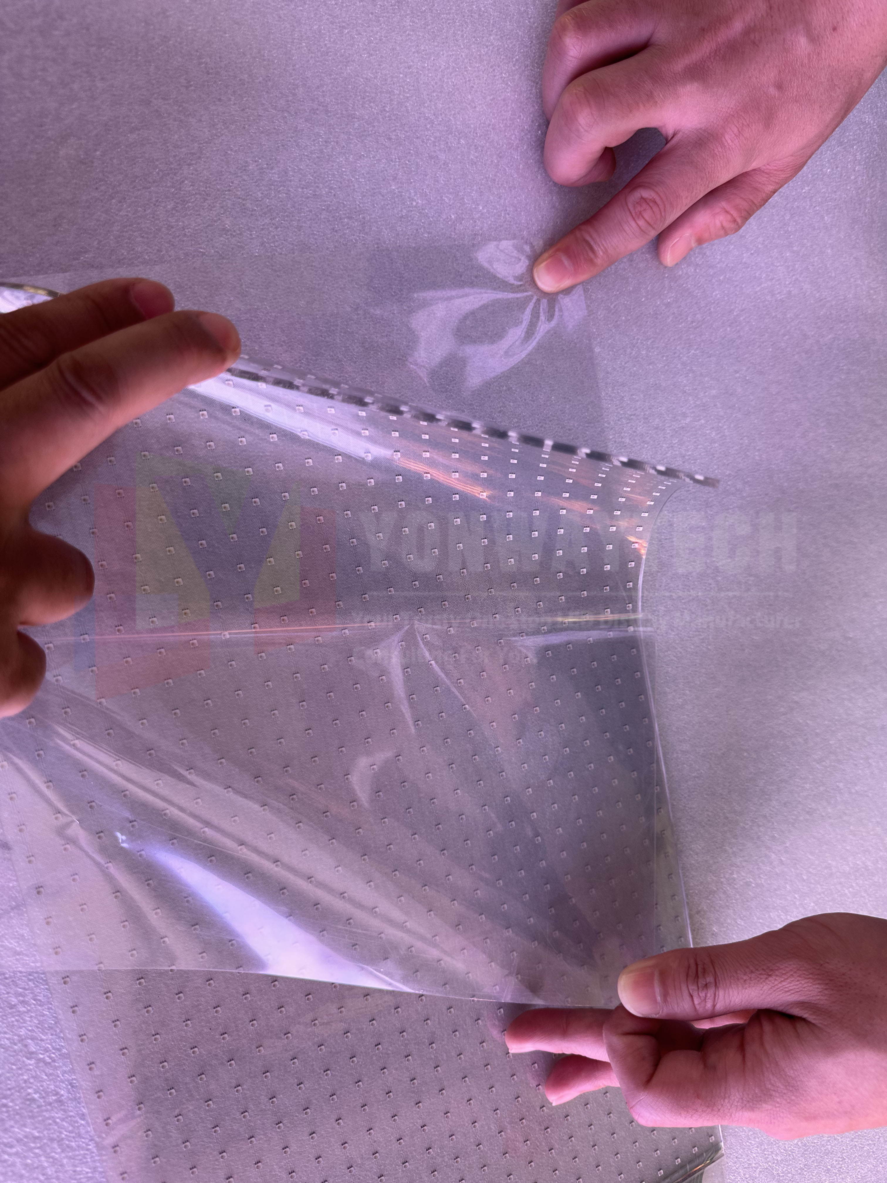 Foil film led P10 display -Yonwaytech.com