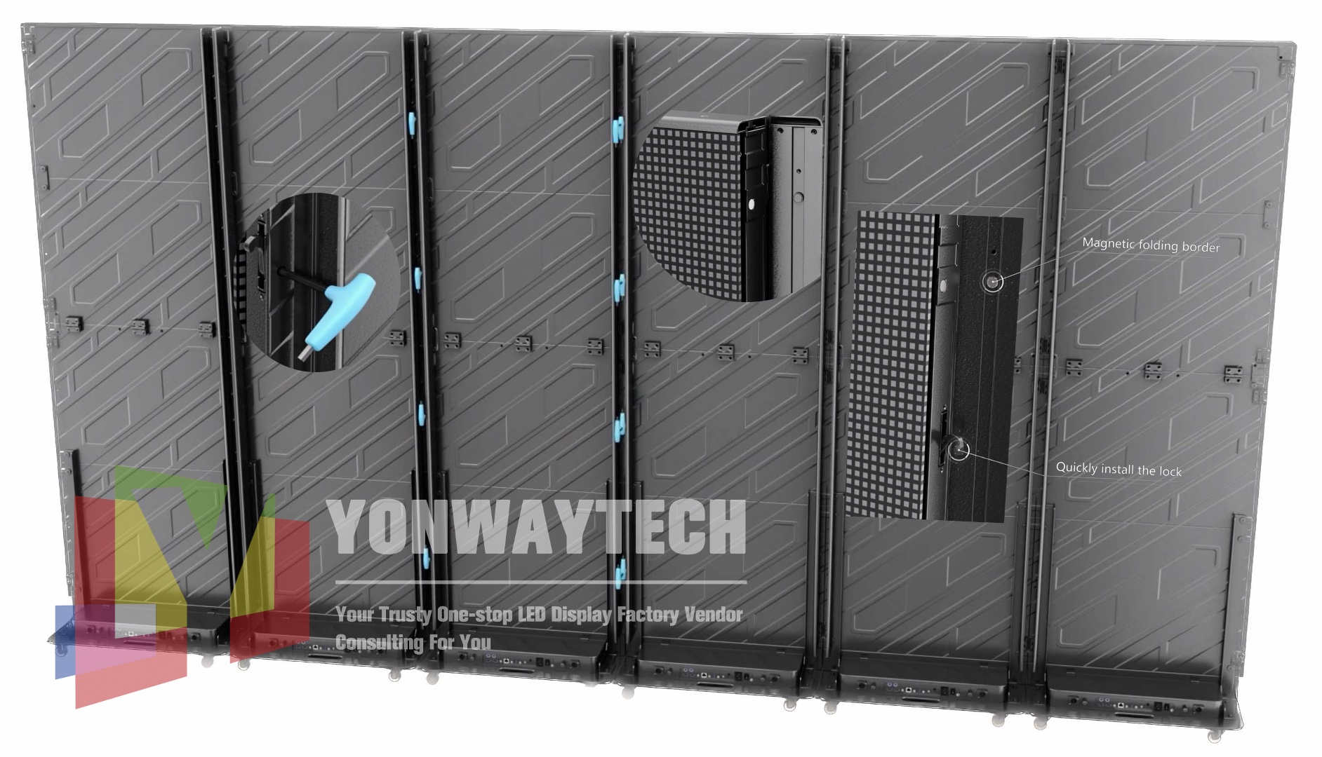 Foldable Poster LED Display