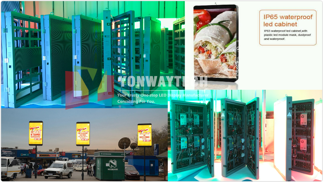 IP65 Smart City Pole Sign LED Display, Lighting LED Screen