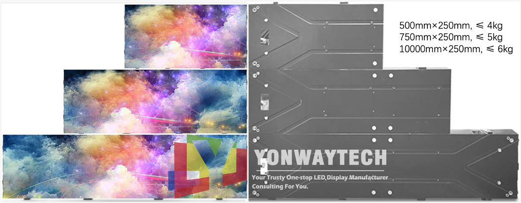 Notranja digitalna tapeta LED zaslon, stenski Yonwaytech