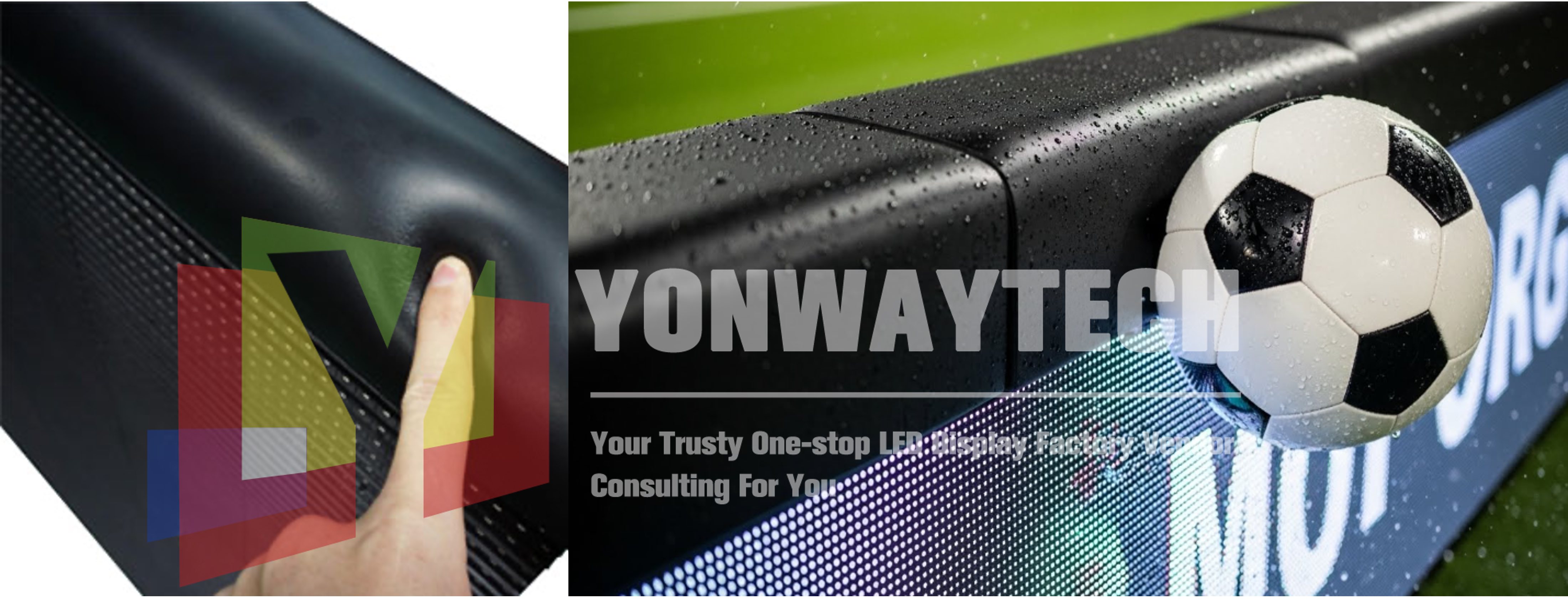 Sport led display 1600x900mm P5 P6.25 P8 P10 Stadium Perimeter LED Screen Factory Wholesale Prices4