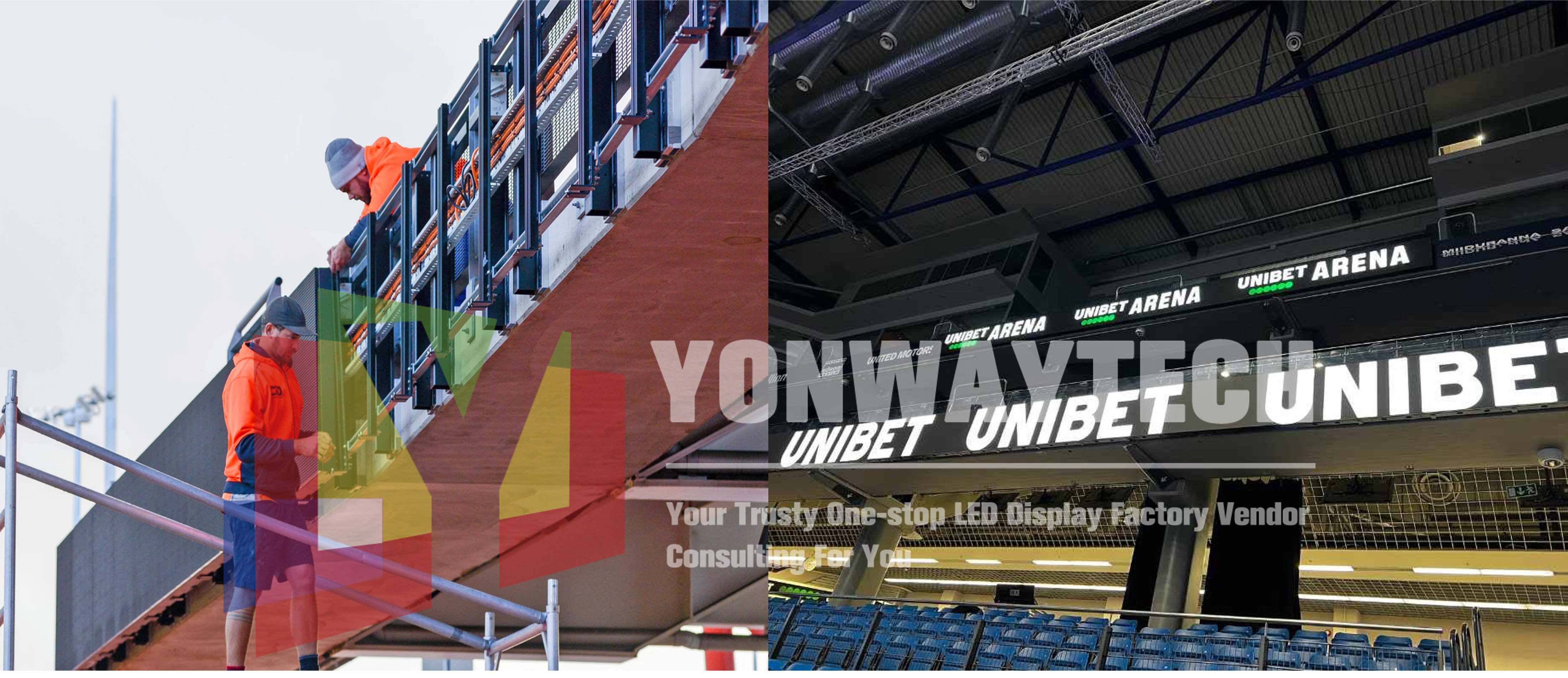 Sport led display 1600x900mm P5 P6.25 P8 P10 Stadium Perimeter LED Screen Factory Wholesale Prices5