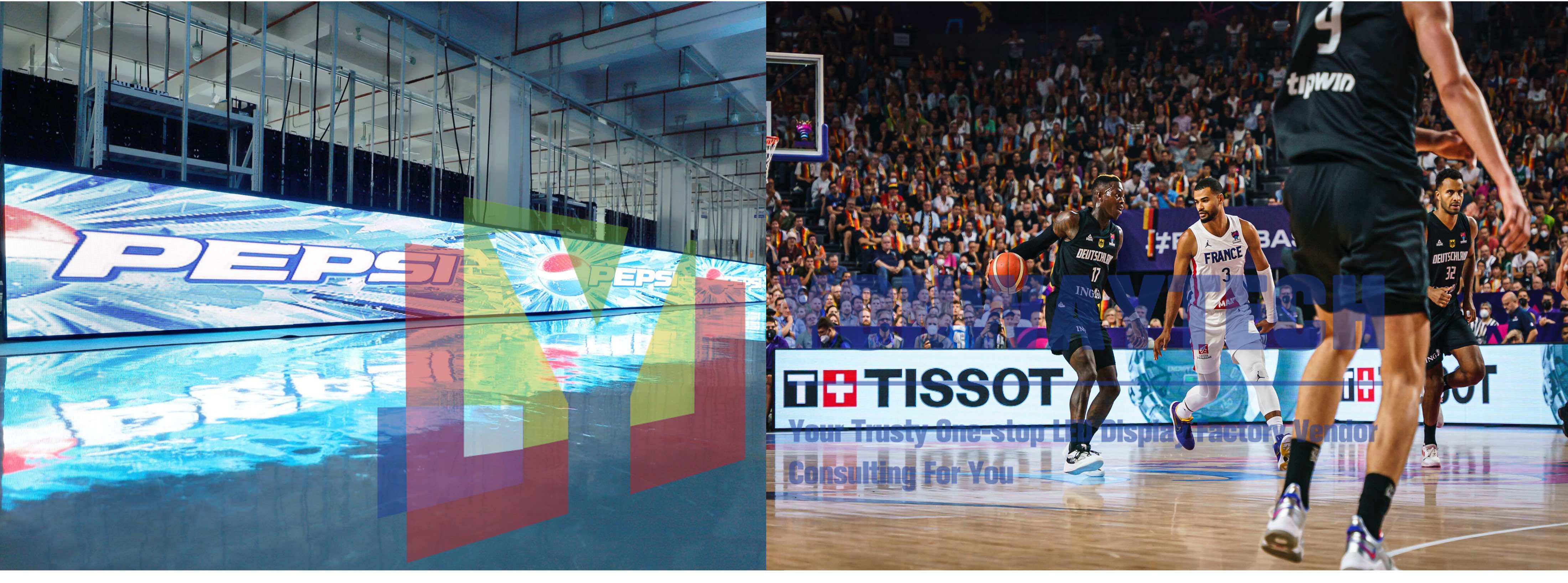 Sport led display 1600x900mm P5 P6.25 P8 P10 Stadium Perimeter LED Screen Factory Wholesale Prices8