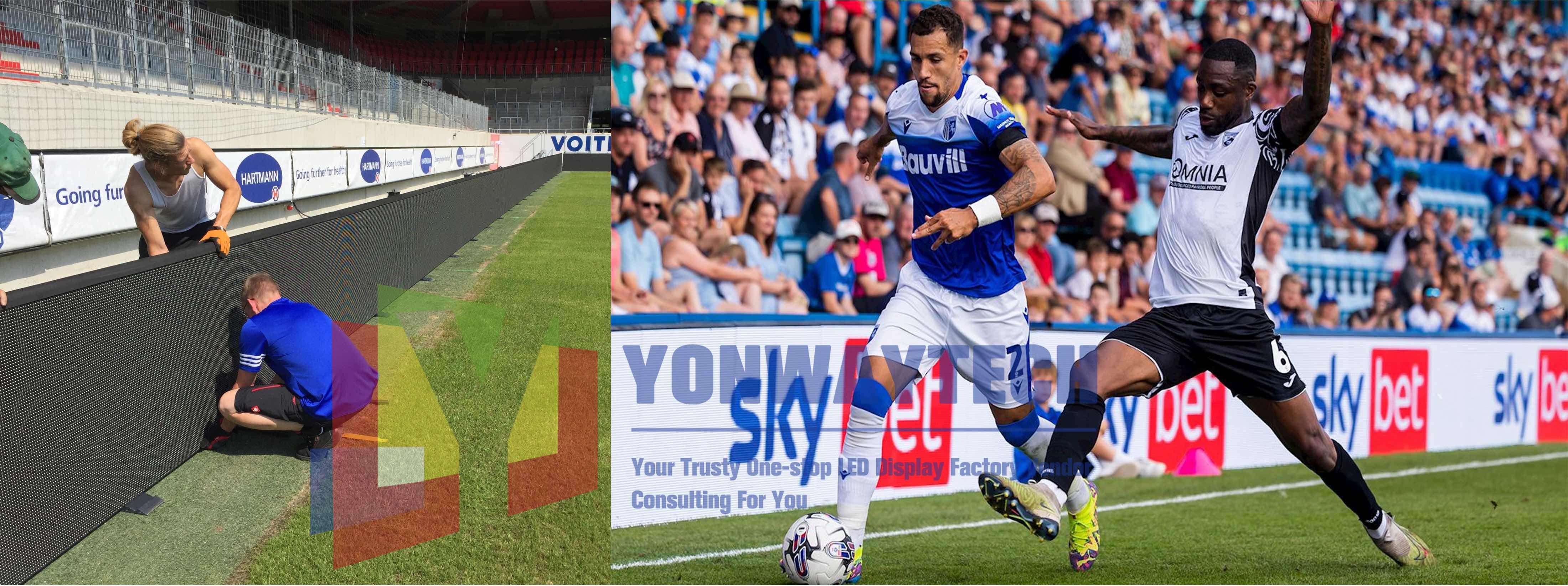 Sport led display 1600x900mm P5 P6.25 P8 P10 Stadium Perimeter LED Screen Factory Wholesale Prices9