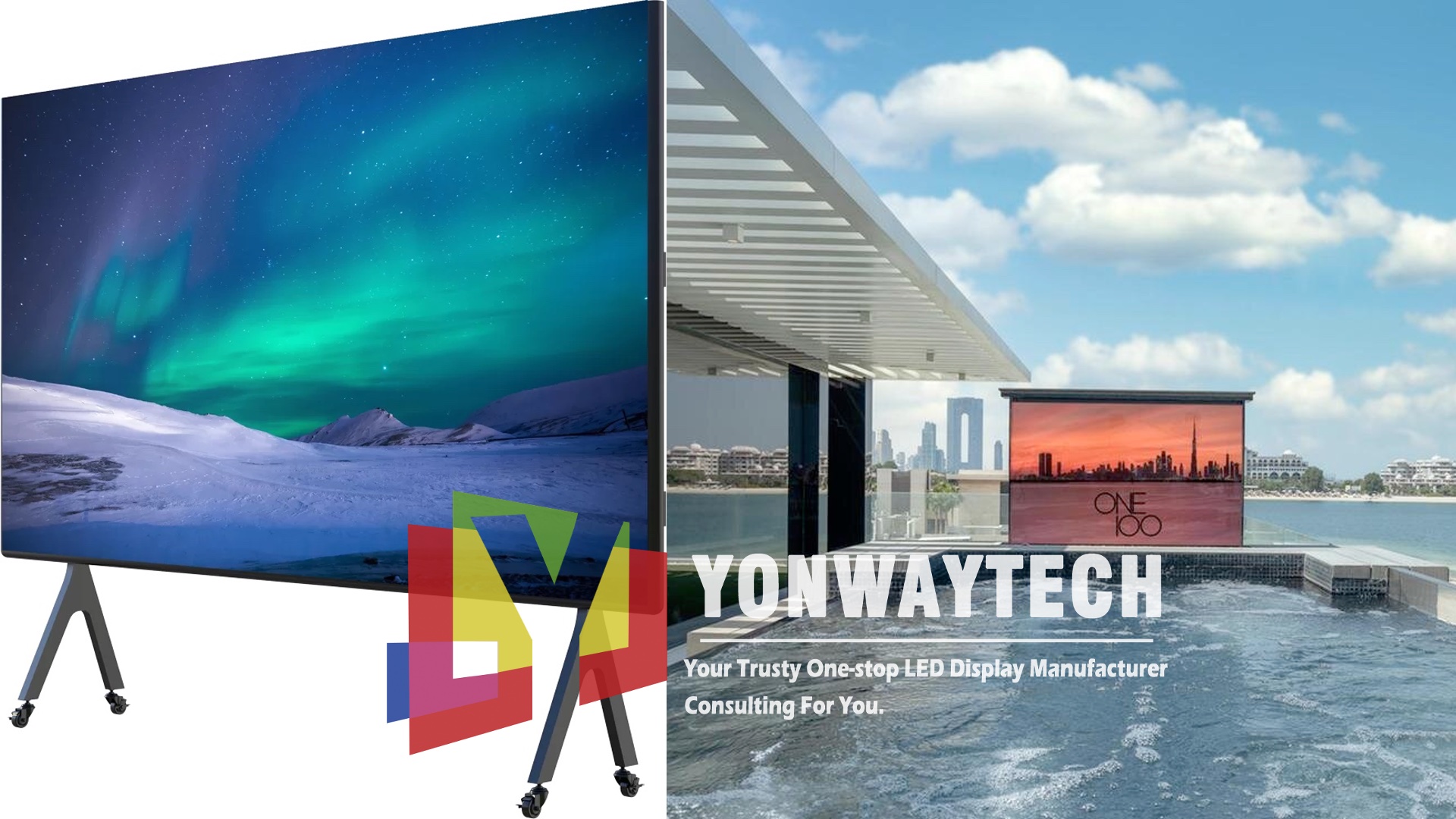 Кинотеатри ҳавзи шиноварӣ 4K LED Display P1.5 P1.875 HD Videowall