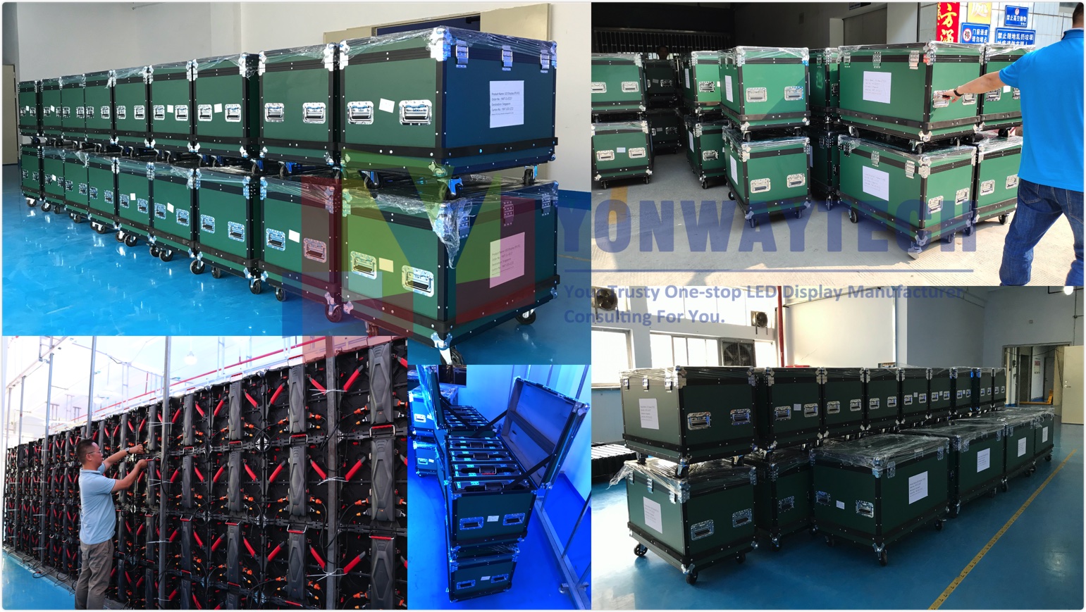 Yonwaytech Stage Rental P3.91 Led Display Customized Package