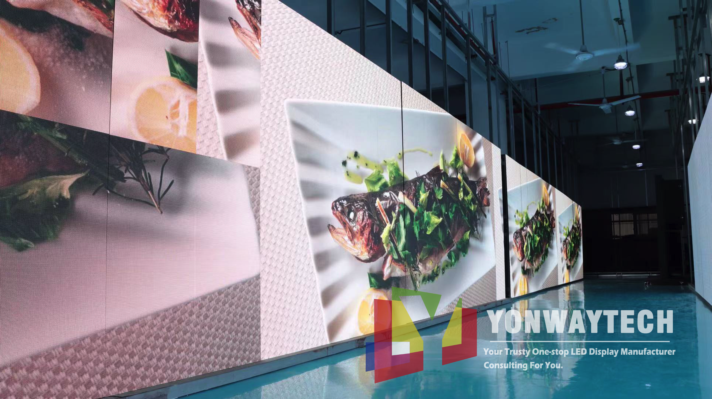 Yonwaytech outdoor p3.91 led display stage rental concert led screen