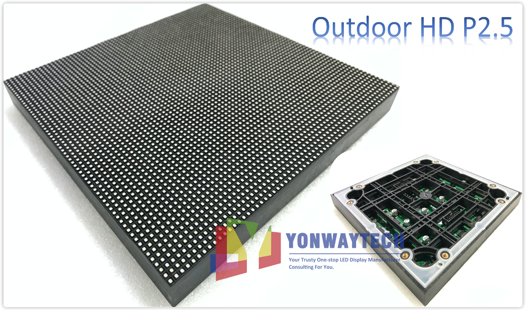 outdoor fixed hd p2.5 led module display
